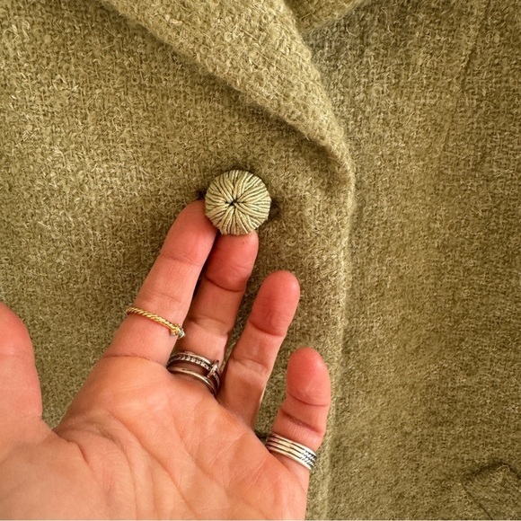 Vintage 1960s Mint Sage Green Coat - Picture 5 of 16